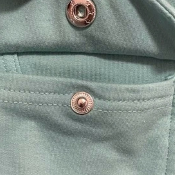 Boston Proper Shift Dress Turquoise Athleisure Chic Zip Front Resort Large - Picture 9 of 13